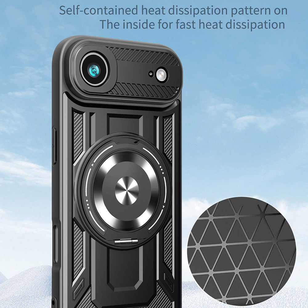 Case for Apple iPhone 17 Air, Techsuit, RuggedCam, Blue