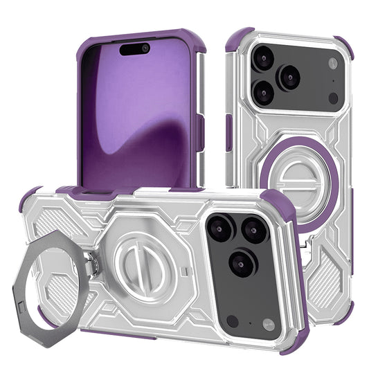 Case for Apple iPhone 17 Pro Max, Techsuit, Carbon Shield Pro, Purple