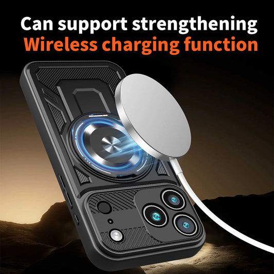 Case for Apple iPhone 17 Pro Max, Techsuit, RuggedCam, Gray