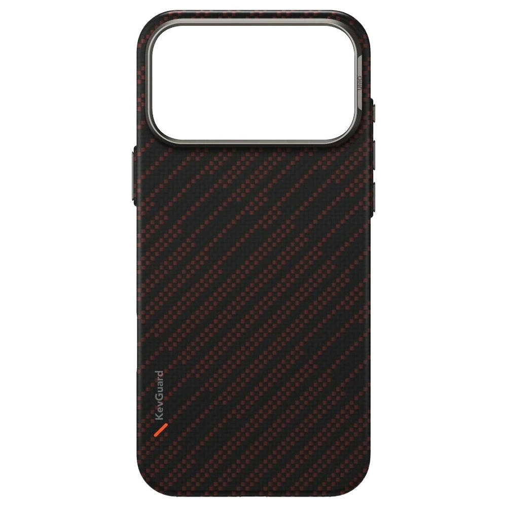 MagSafe Case for Apple iPhone 17 Pro Max, UNIQ, Keva MagClick, Black Red