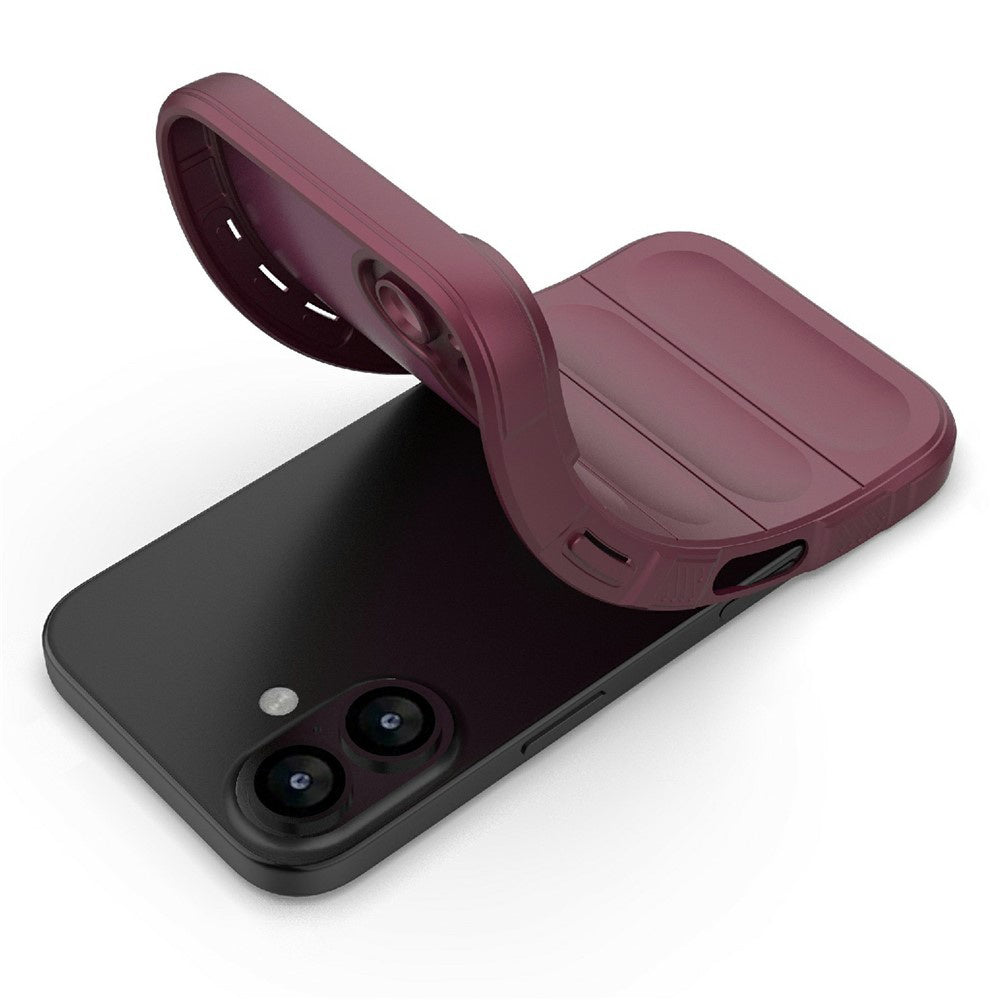 Case for Apple iPhone 17, Techsuit, Magic Shield, Cherry Red