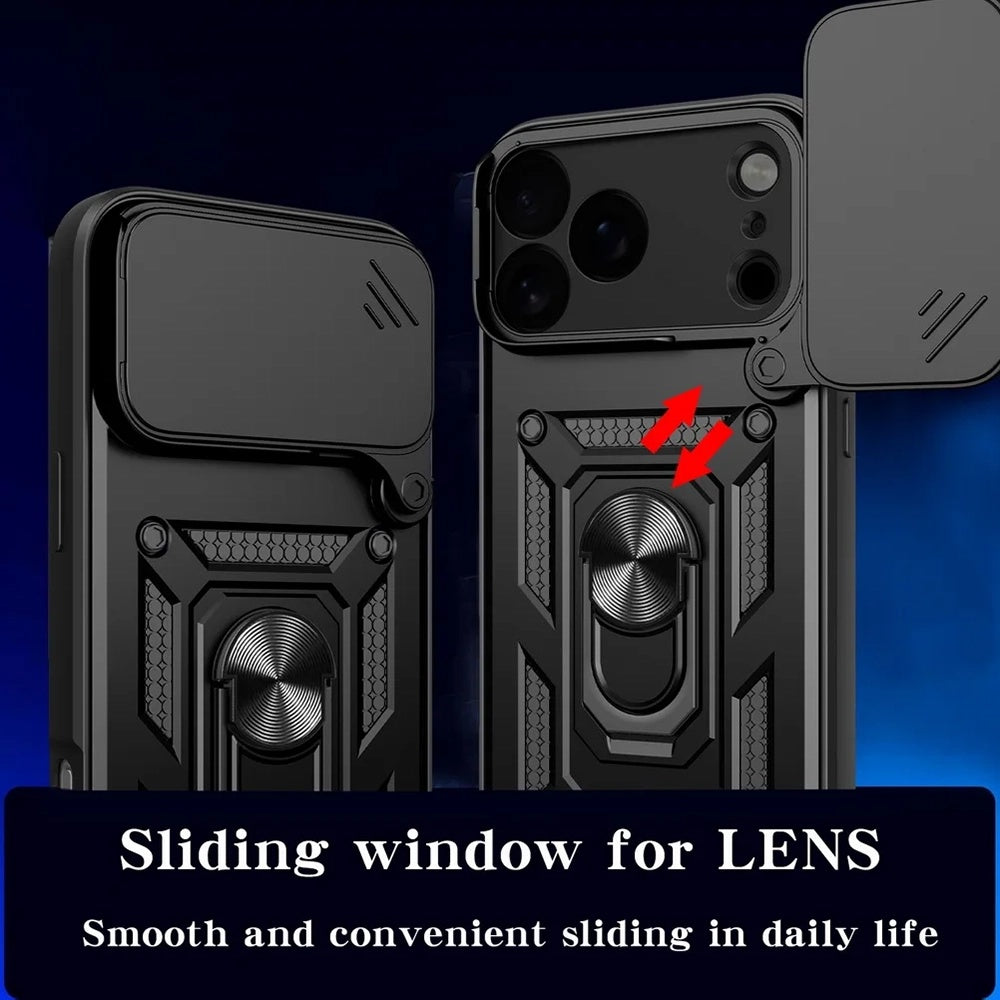 Case for Apple iPhone 18 Pro / 17 Pro, Techsuit, CamShield, Gold