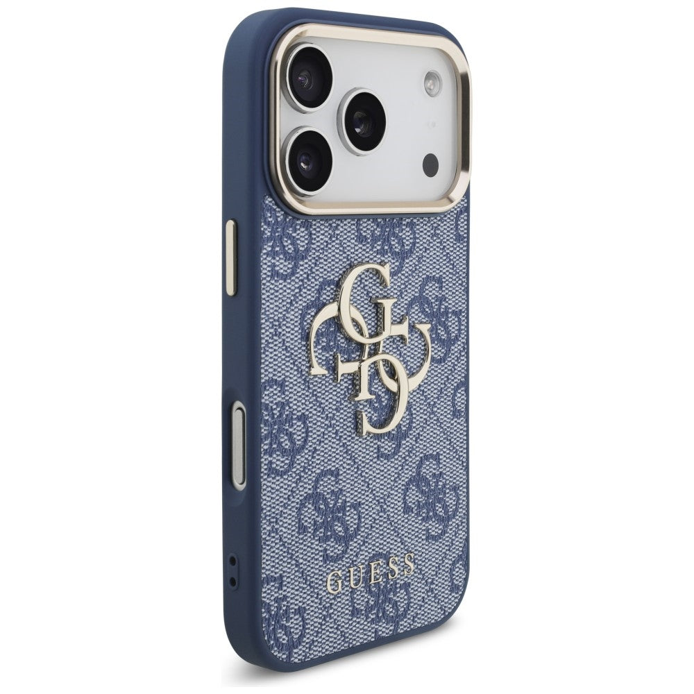 Case for Apple iPhone 18 Pro Max / 17 Pro Max, Guess, 4G Big Classic Logo, Blue