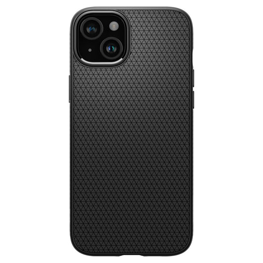 Case for Apple iPhone 15, Spigen, Liquid Air Matte, Black ACS06790
