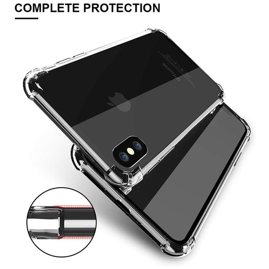 Case for Apple iPhone XS Max, Techsuit, Shockproof Clear, Transparent