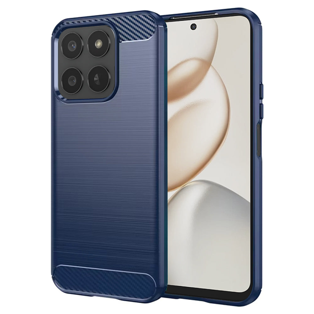 Case for Honor 400 Smart 4G / X7d 4G / 400 Smart 5G, Techsuit, Carbon, Blue