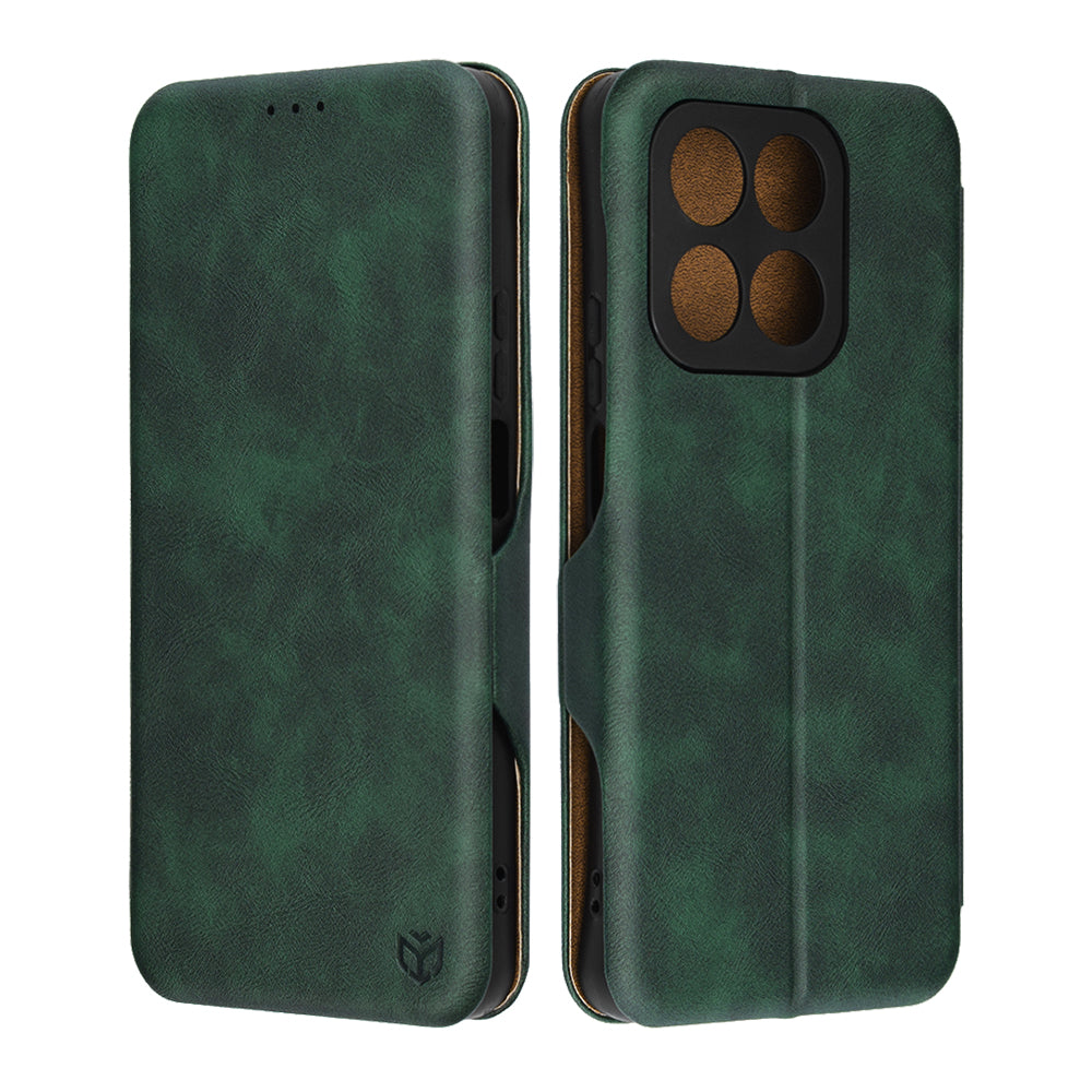Case for Honor 400 Smart 4G / X7d 4G / 400 Smart 5G, Techsuit, Safe Wallet Plus, Green