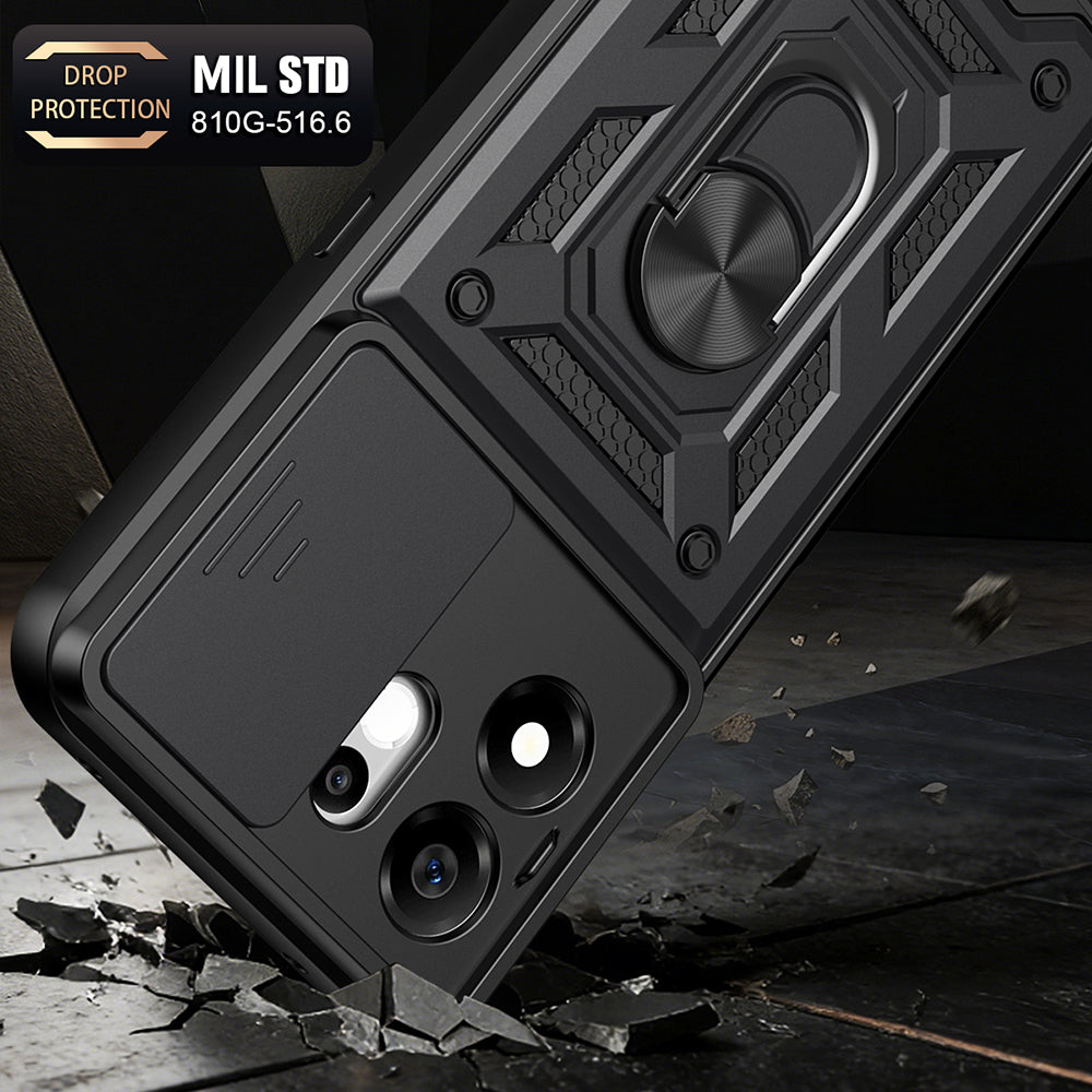 Case for Honor 600 Smart, Techsuit, CamShield, Blue