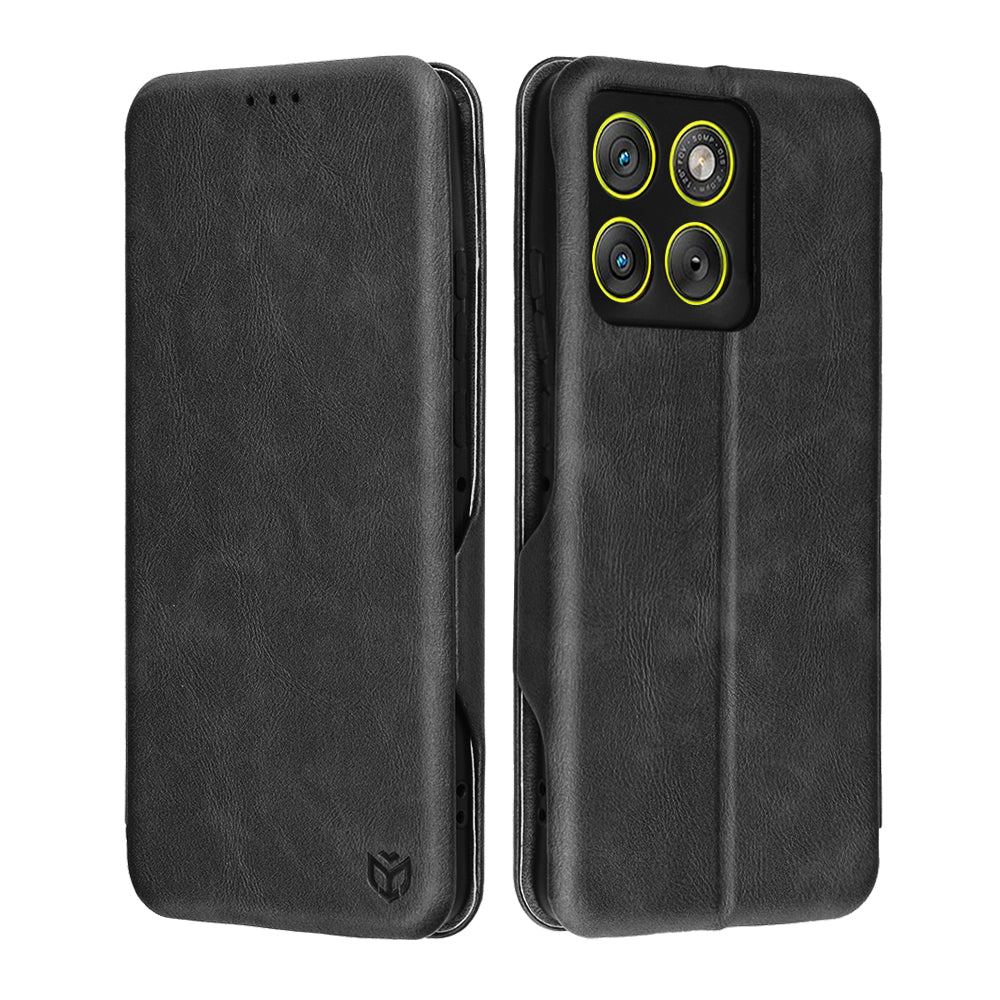 Case for Motorola Edge 70, Techsuit, Safe Wallet Plus, Black