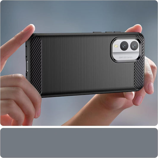 Case for Nokia X30, Techsuit, Carbon, Black