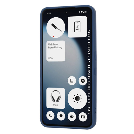 Case for Nothing Phone (3a) Lite, Techsuit, SoftFlex, Navy Blue