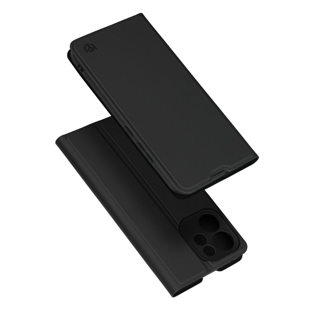 Case for Oppo Reno15 FS / Reno15 F, Techsuit, Magskin Book, Black