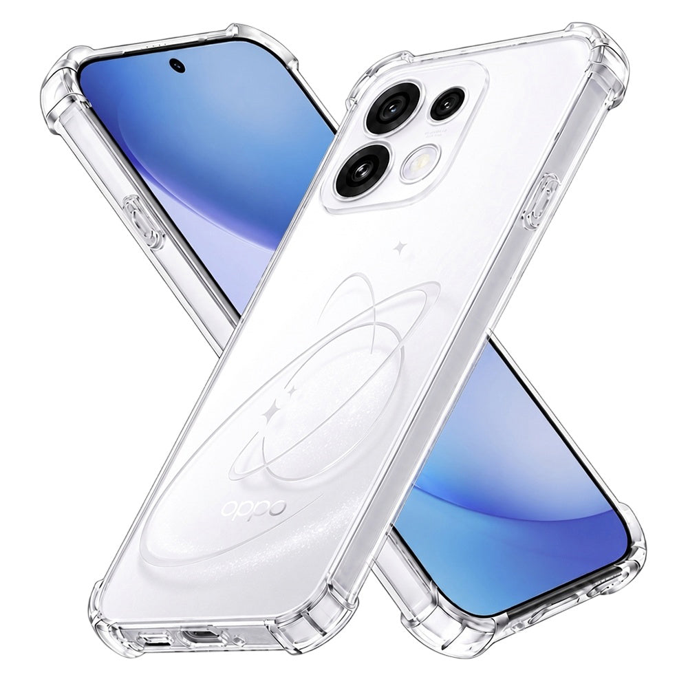 Case for Oppo Reno16 Pro, Techsuit, Shockproof Clear, Transparent