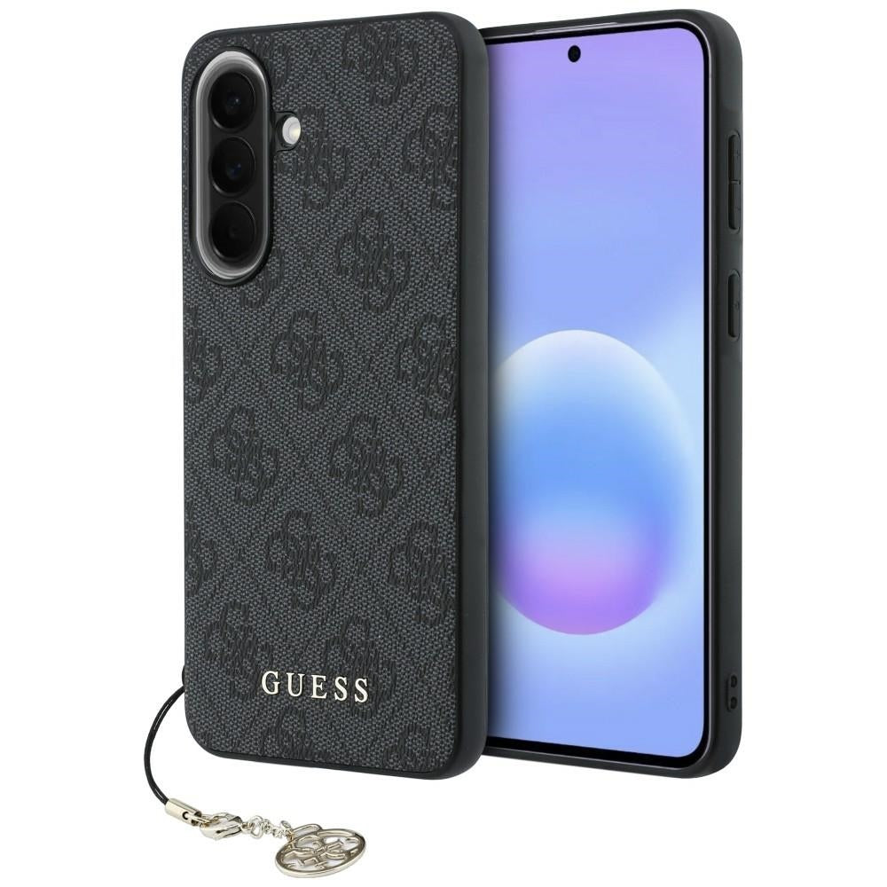 Case for Samsung Galaxy A37 5G, Guess, 4G Classic Logo Charm, Black