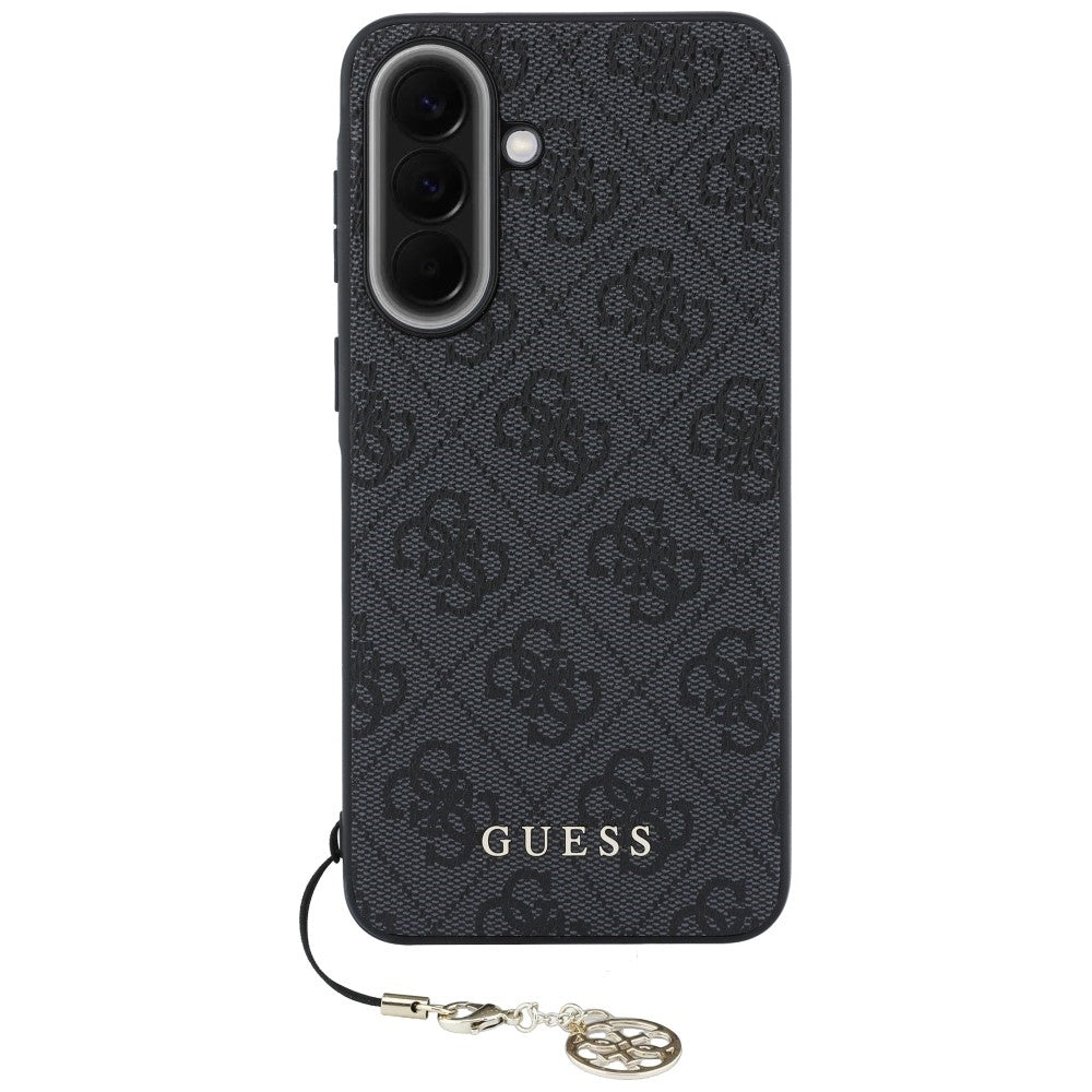 Case for Samsung Galaxy A37 5G, Guess, 4G Classic Logo Charm, Black