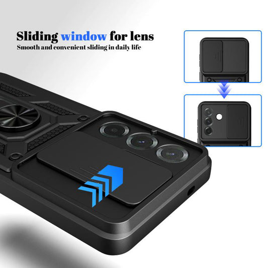 Case for Samsung Galaxy A37 5G, Techsuit, CamShield, Blue