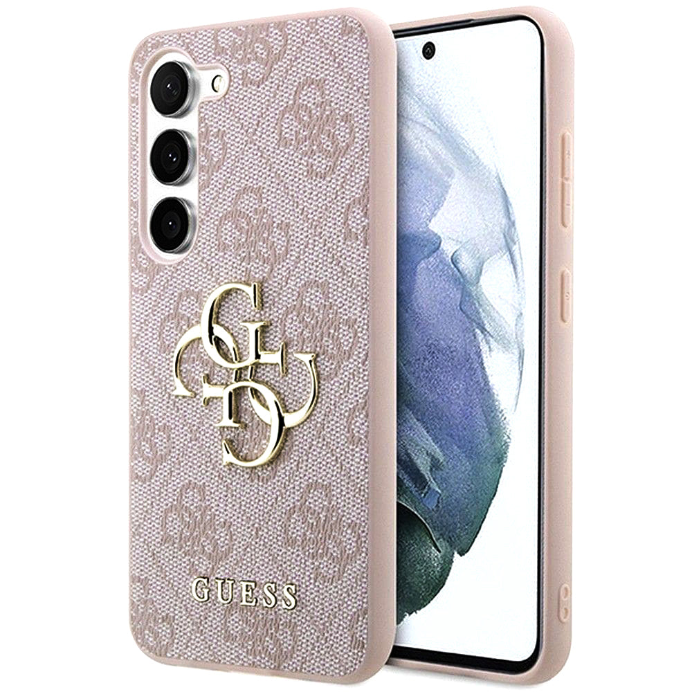 Case for Samsung Galaxy A55 5G A556, Guess, 4G Big Logo, Pink