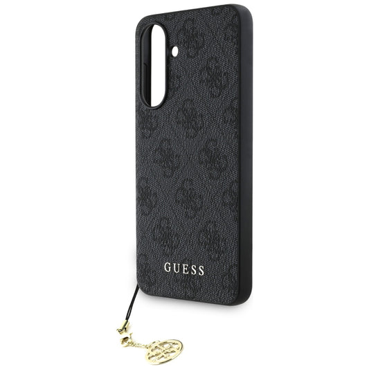 Case for Samsung Galaxy A56 A566, Guess, 4G Charm, Black