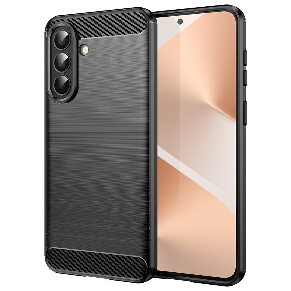 Case for Samsung Galaxy A57 5G, Techsuit, Carbon, Black