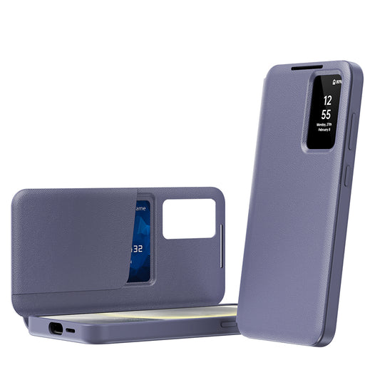 Case for Samsung Galaxy S23 Ultra S918, Techsuit, SmartView, Purple