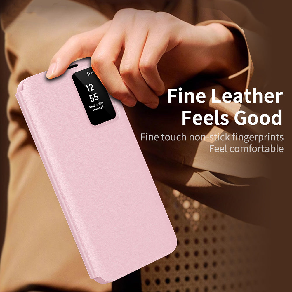 Case for Samsung Galaxy S25 FE, Techsuit, SmartView, Pink