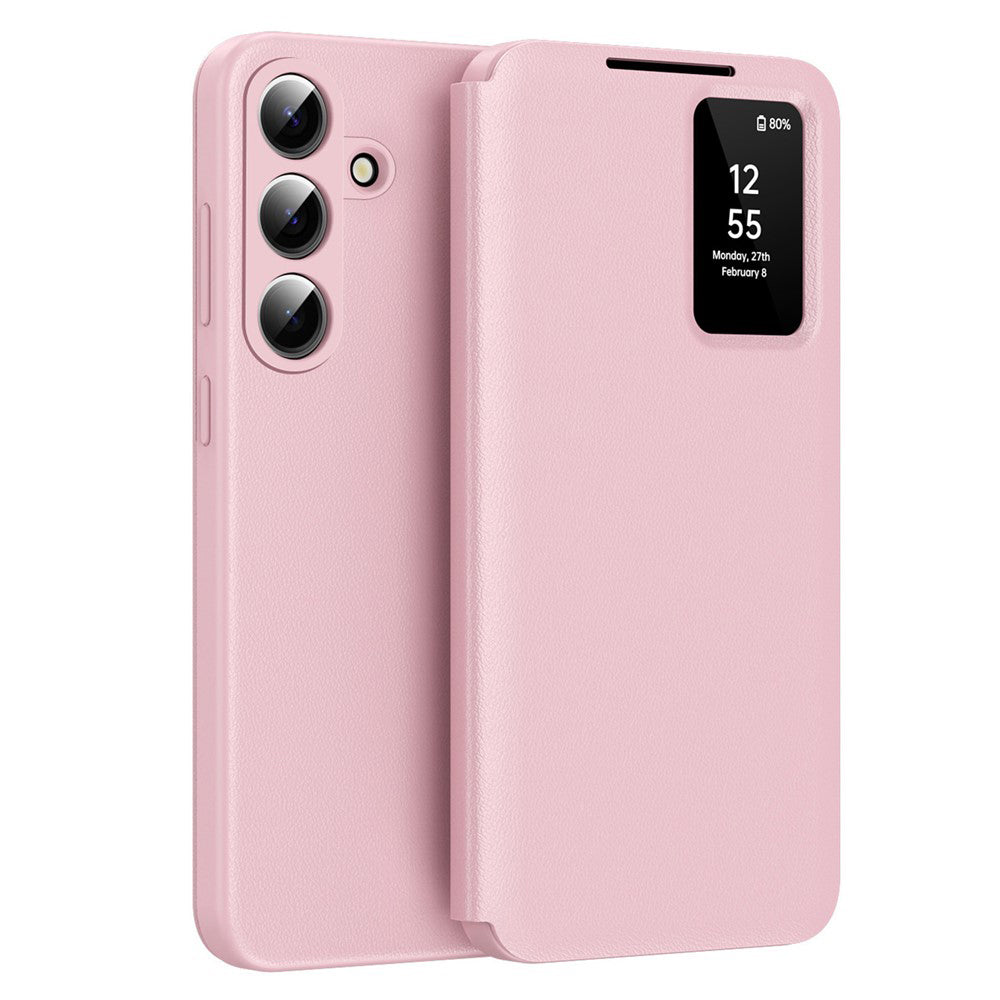 Case for Samsung Galaxy S26 Plus S947, Techsuit, SmartView, Pink