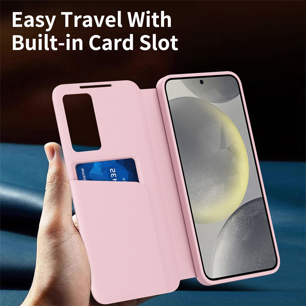 Case for Samsung Galaxy S26 Plus S947, Techsuit, SmartView, Pink