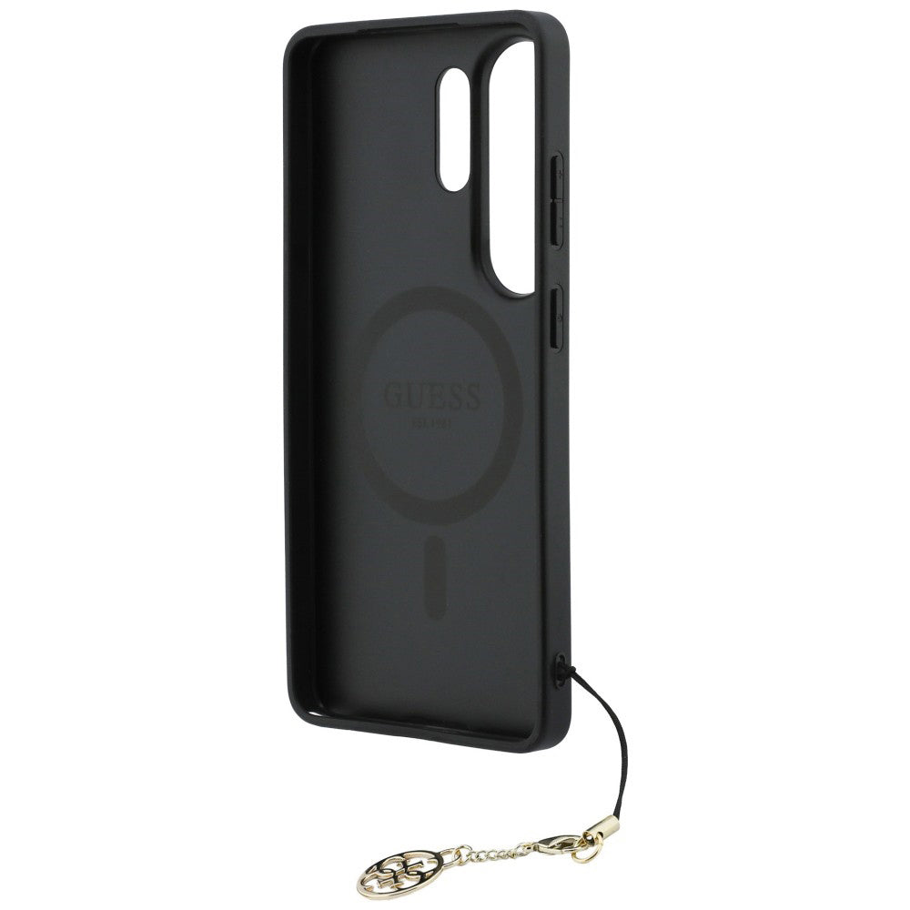 Case for Samsung Galaxy S26 Ultra S948, Guess, 4G Classic Logo Charm, Brown