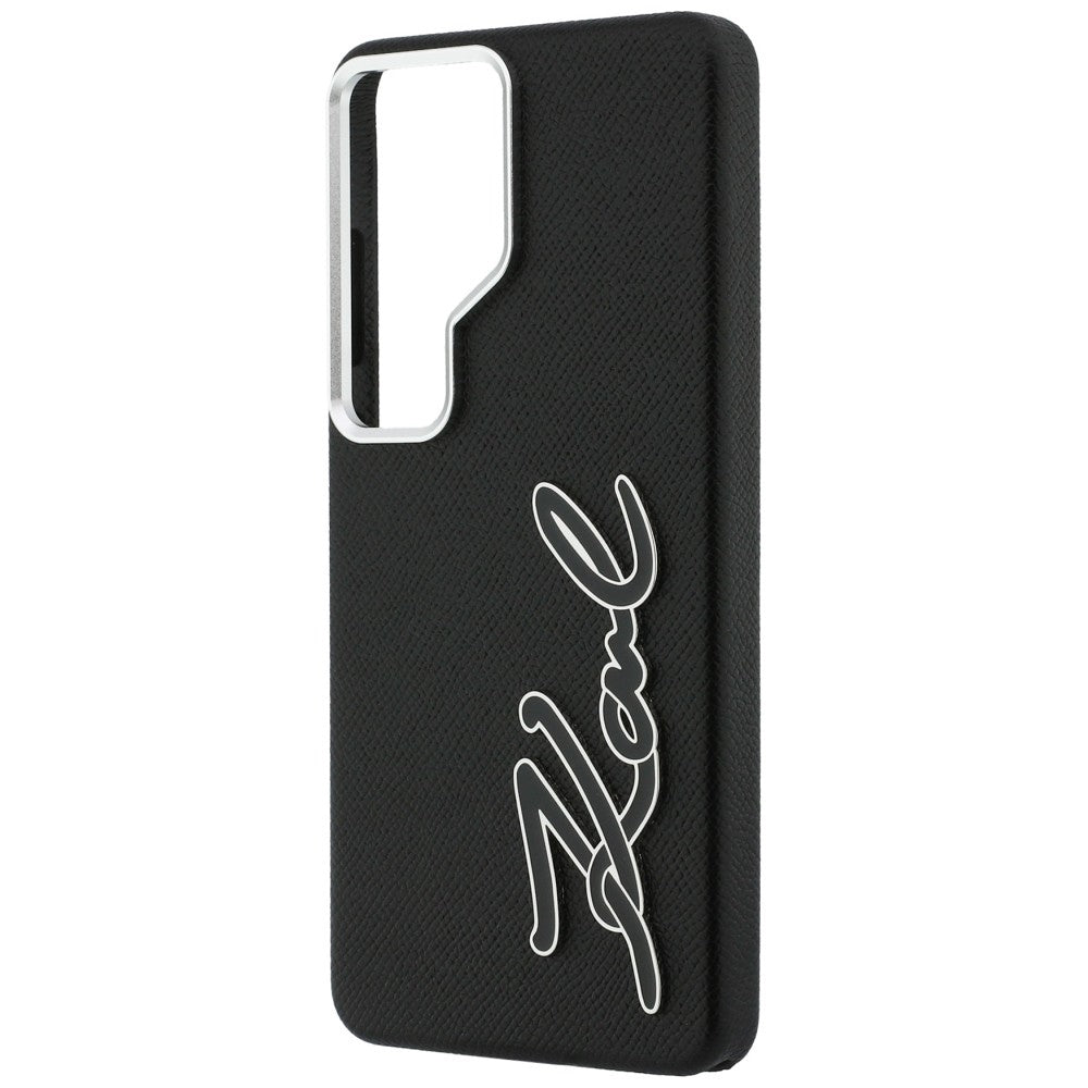 Case for Samsung Galaxy S26 Ultra S948, Karl Lagerfeld, Signature Resin Logo, Black
