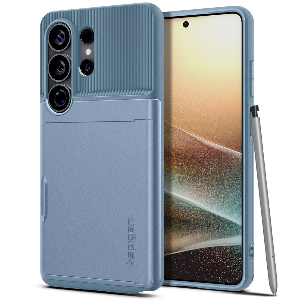 Case for Samsung Galaxy S26 Ultra S948, Spigen, Slim Armor CS, Blue ACS11225