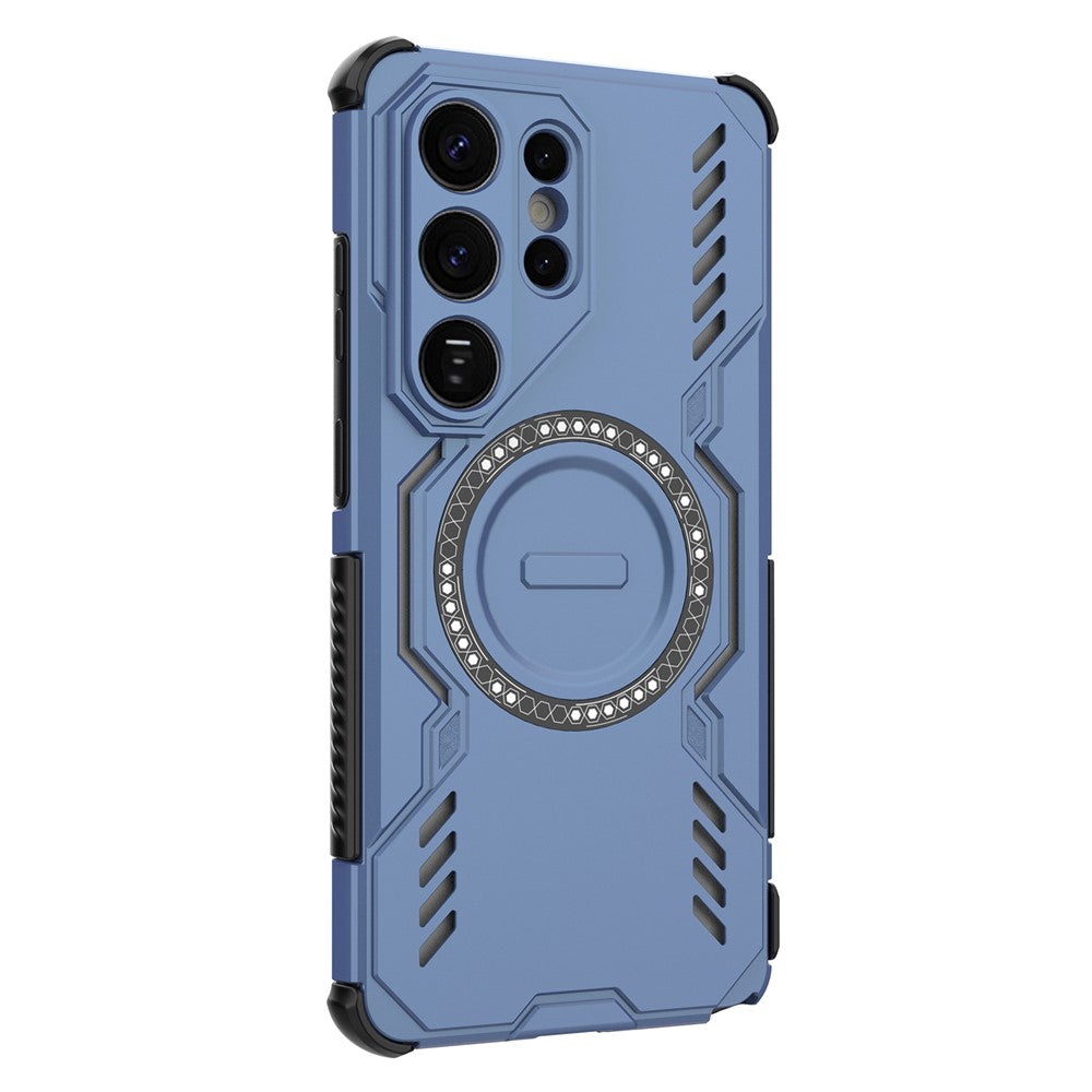 MagSafe Case for Samsung Galaxy S26 Ultra S948, Techsuit, ArmorMag, Blue