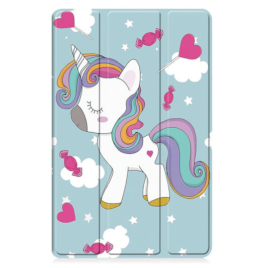 Case for Samsung Galaxy Tab A11+ / Tab A9+, Techsuit, FoldPro Unicorn, Multicolor