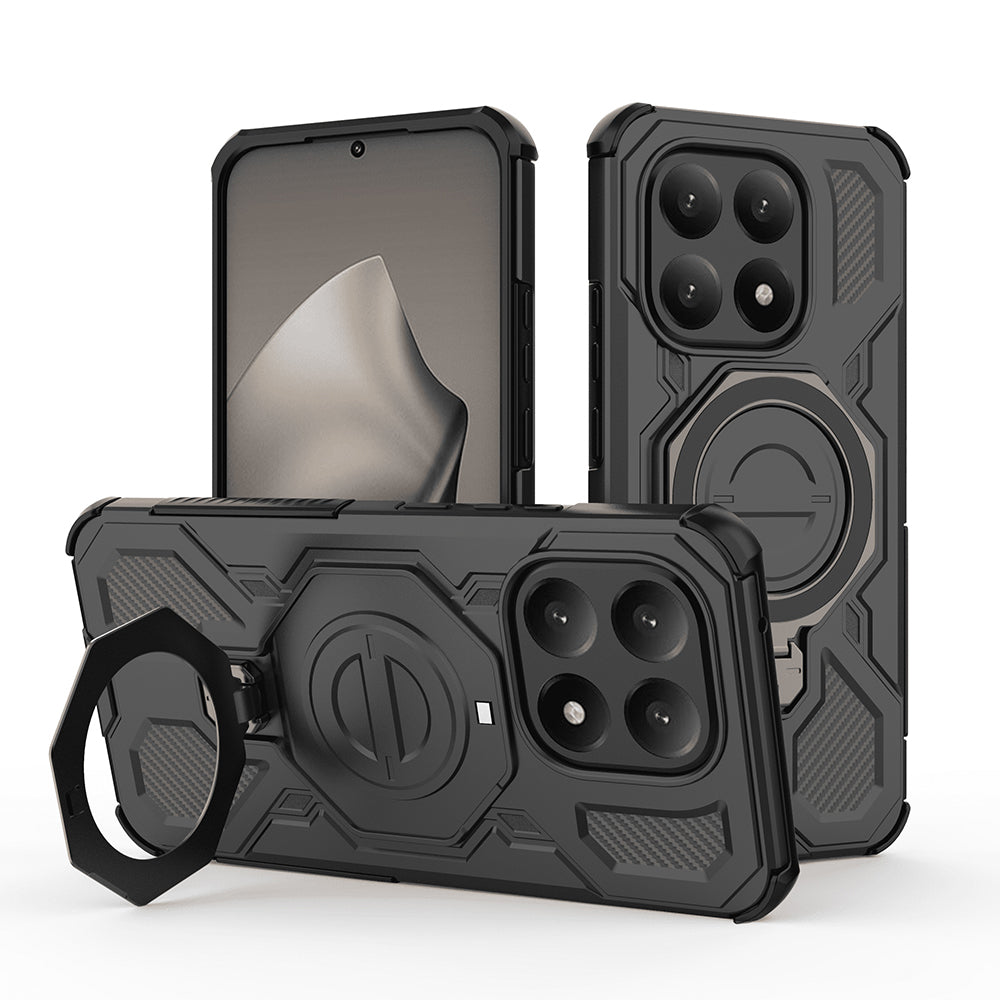Case for Xiaomi 15T, Techsuit, Carbon Shield Pro, Black