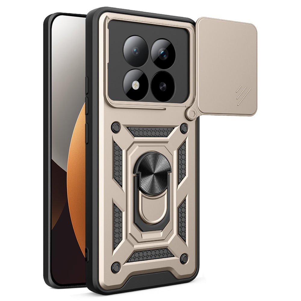 Case for Xiaomi Poco M8 Pro / Redmi Note 15 Pro+ 5G, Techsuit, CamShield, Gold