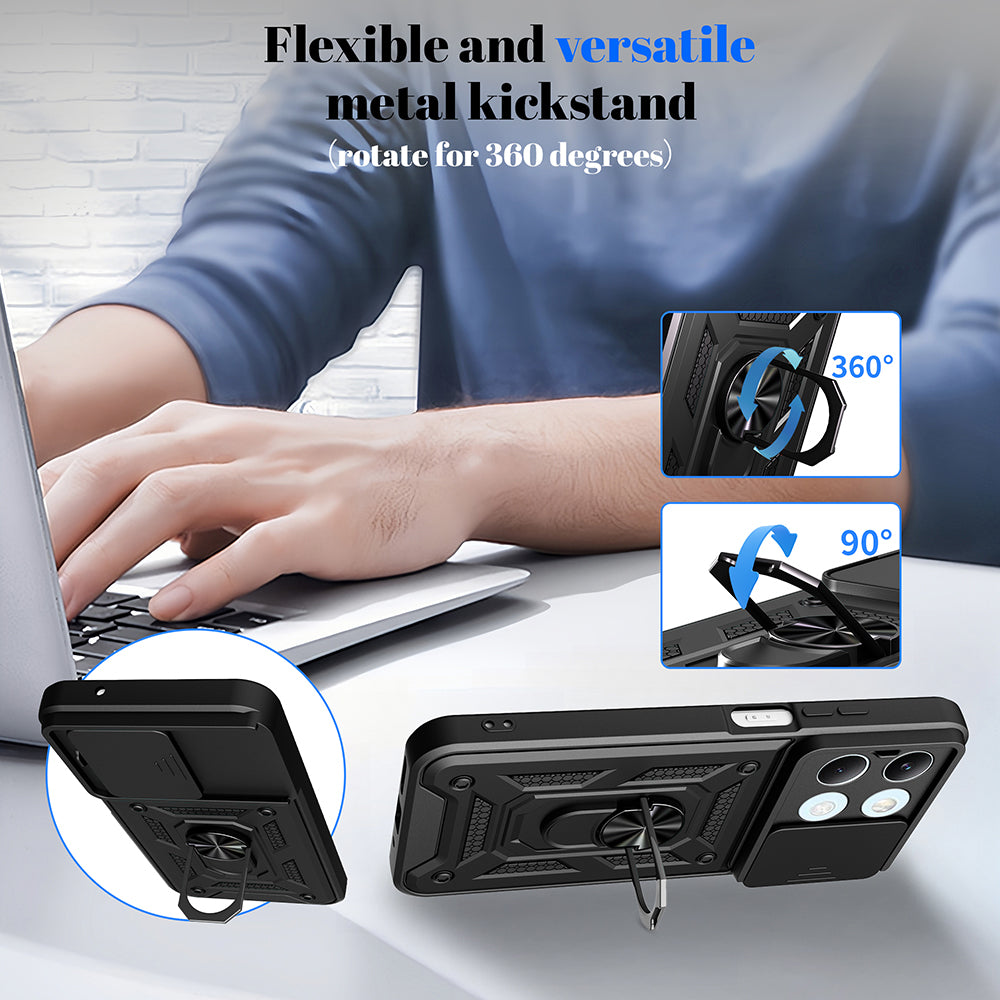 Case for Xiaomi Poco X8 Pro Max, Techsuit, CamShield, Gold