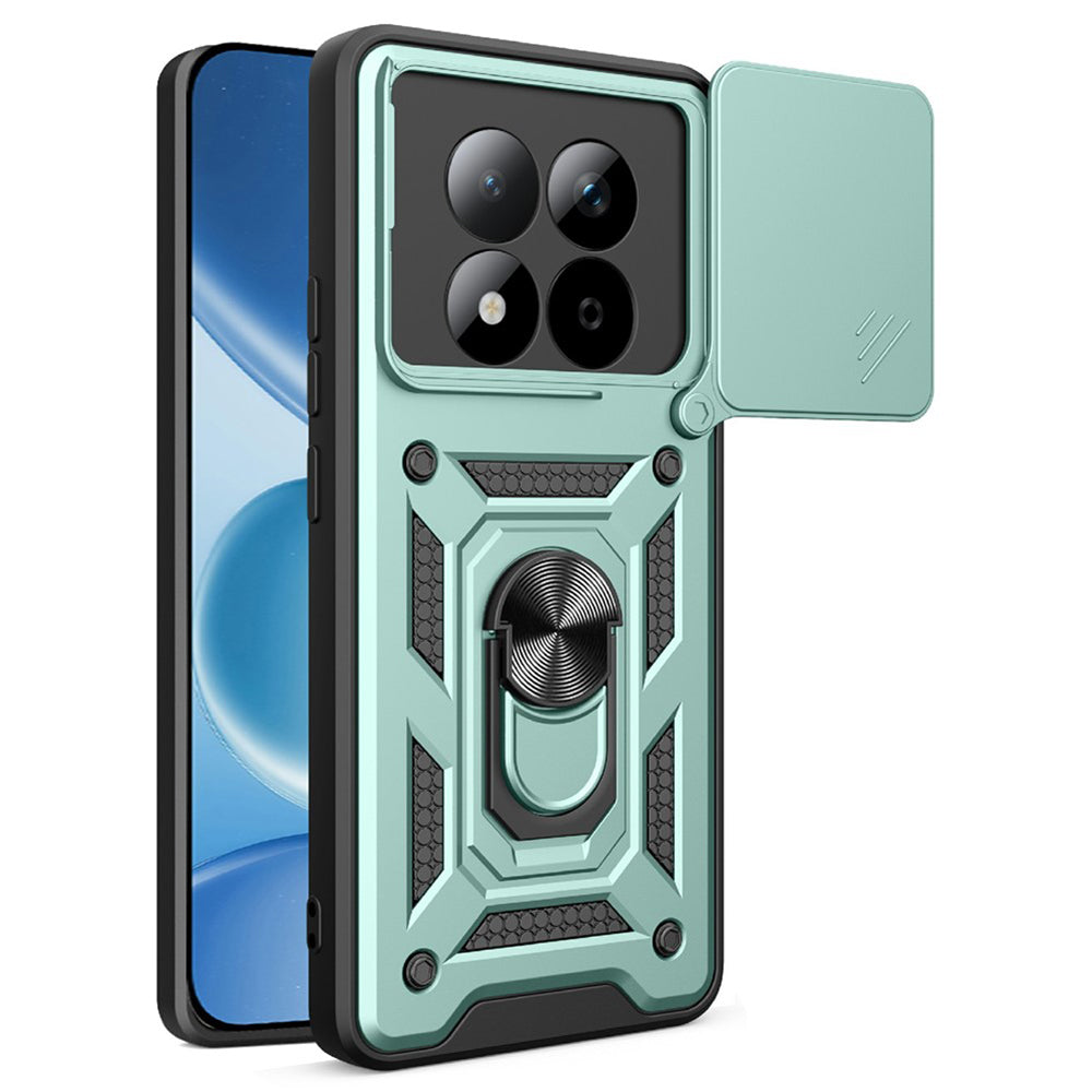Case for Xiaomi Redmi Note 15 Pro 5G, Techsuit, CamShield, Green