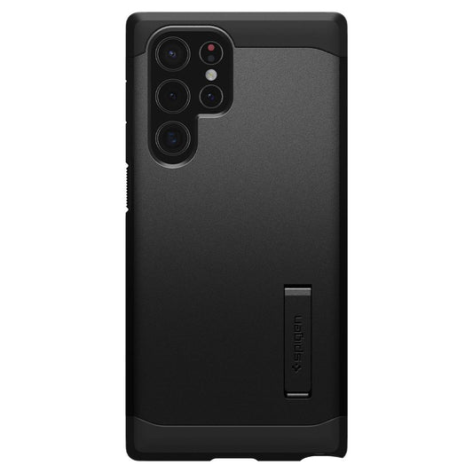 Case for Samsung Galaxy S22 Ultra 5G S908, Spigen, Tough Armor, Black ACS03923