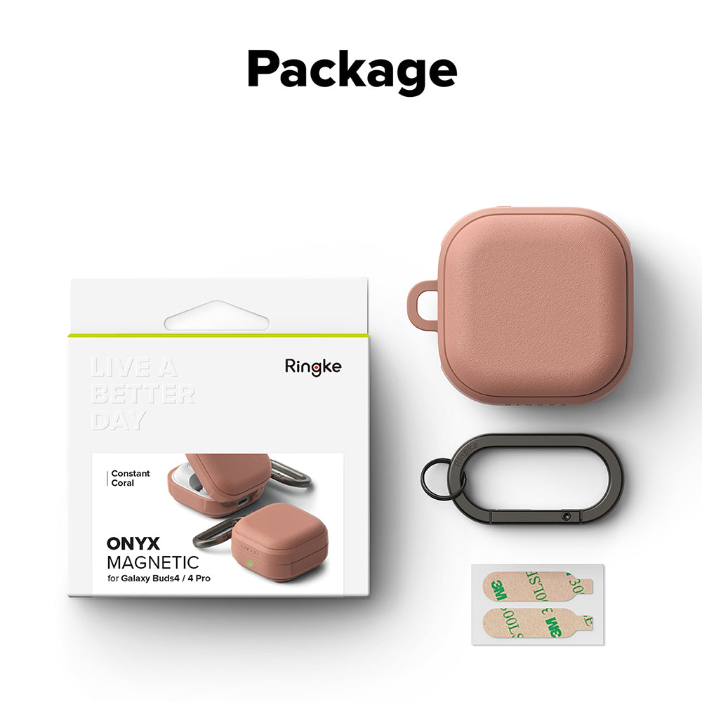Ringke Onyx Magnetic Case for Samsung Galaxy Buds4 Pro, Bronze