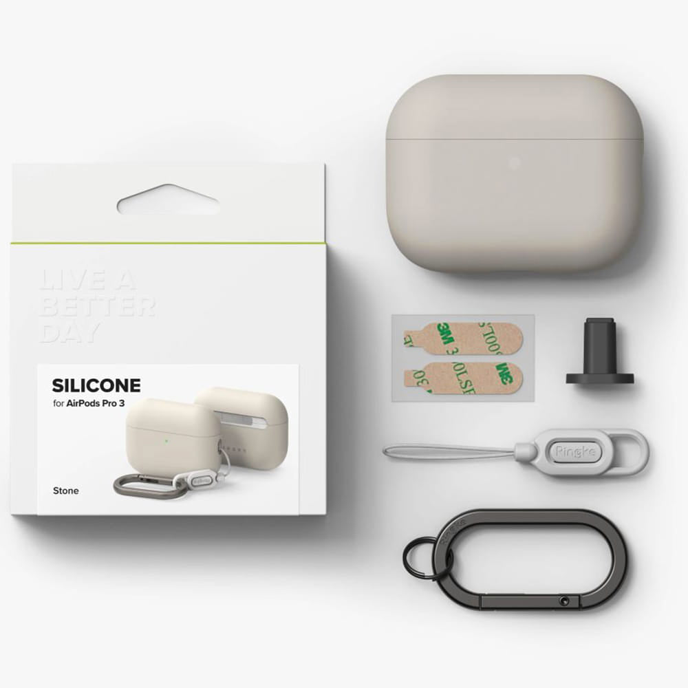Ringke Case for Apple AirPods Pro 3, Cream