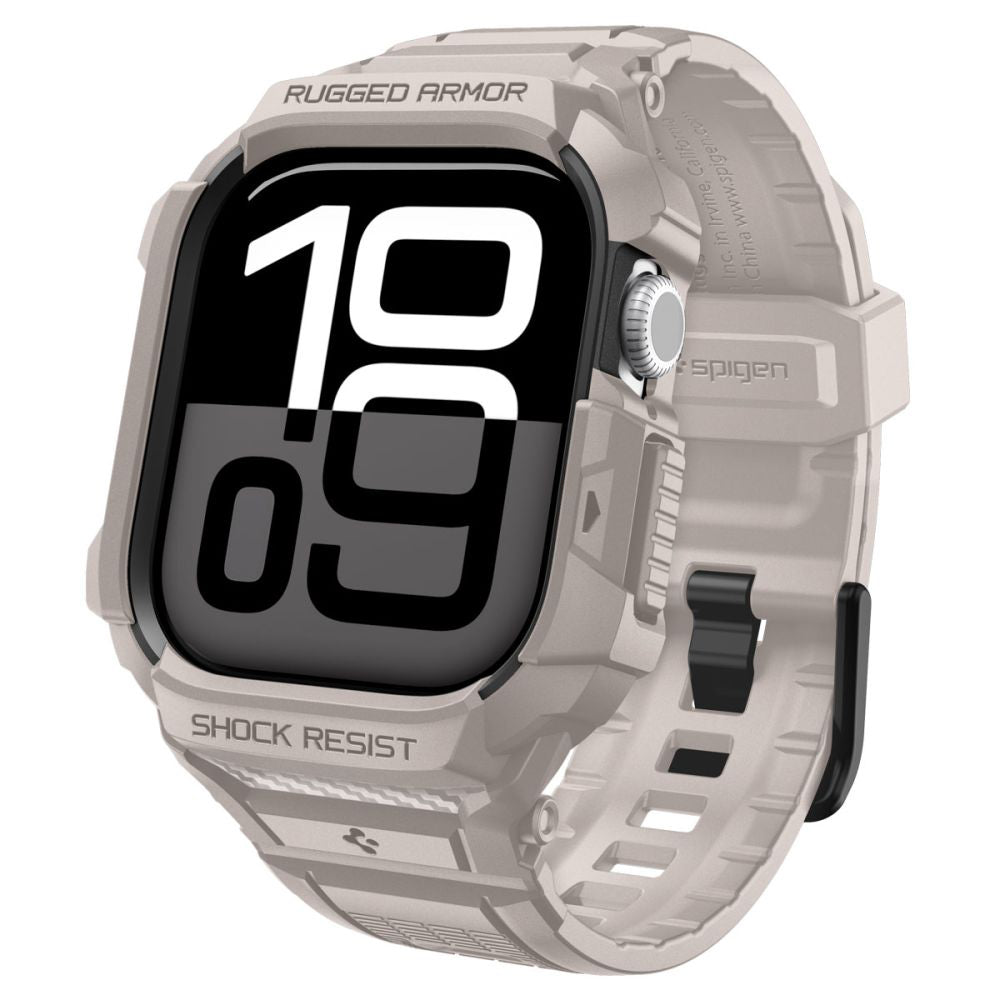 Spigen Rugged Armor Pro V2 Case for Apple Watch Series 10 / 11 42mm, Beige