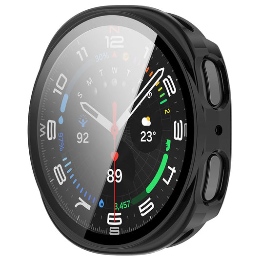 Techsuit Defense360 Pro Case for Samsung Galaxy Watch8 40mm, Matte Black