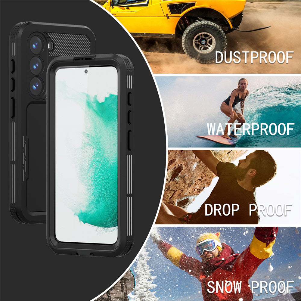 Waterproof Case for Samsung Galaxy S26 S942, ShellBox, Black