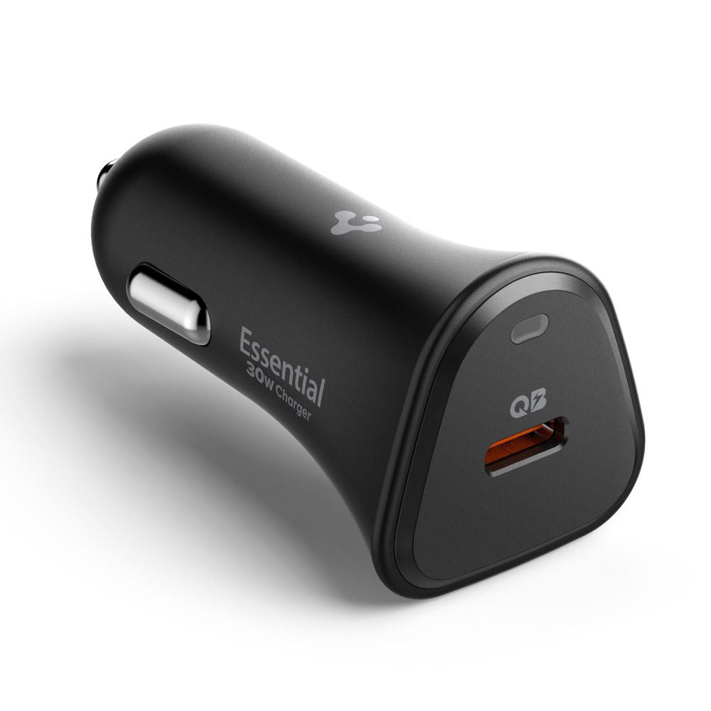 Spigen EV301 Essential Car Charger, 30W, 3A, 1 x USB-C, Black ACP08699