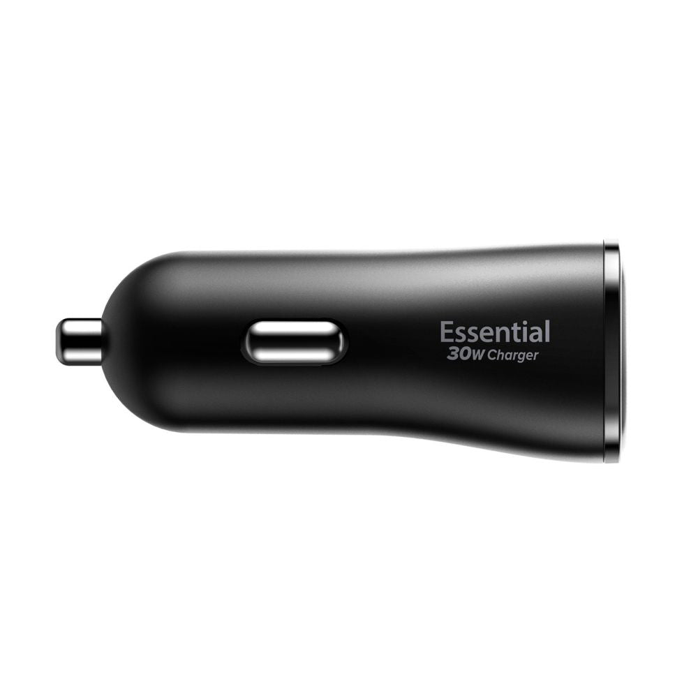 Spigen EV302 Essential Car Charger, 30W, 3A, 2 x USB-A, Black ACP08700