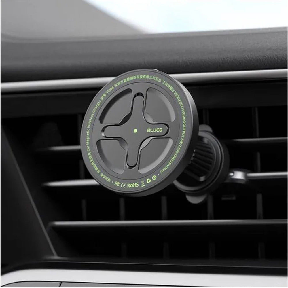 Blueo Ape Legend Wireless Car Charger, 15W, 1.67A, Black