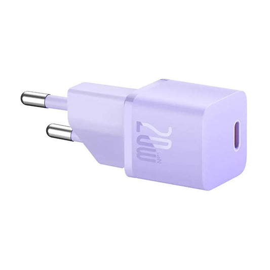 Baseus Network Charger, 20W, 3A, 1 x USB-C, Purple CCGN050105