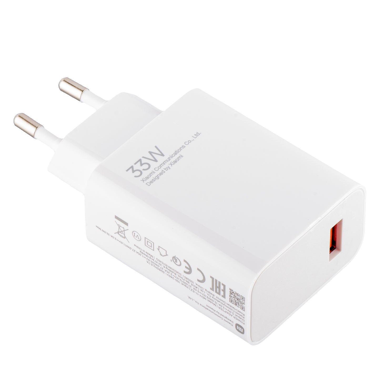 Network Charger Xiaomi MDY-11EZ, 33W, 3A, 1 x USB-A, White