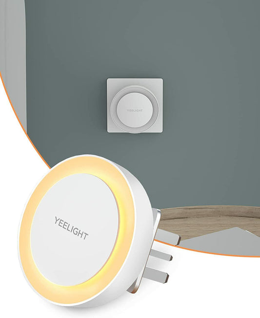 Yeelight Plug-in Nightlight LED Lamp, 0.5W, 2500K, Sensor, UK Version, White YLYD11YL