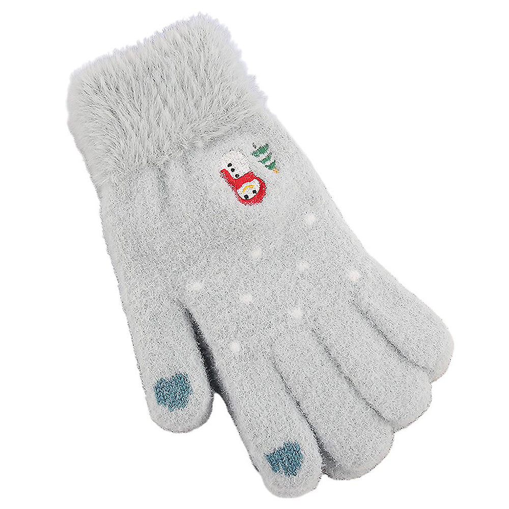 Techsuit Women's Winter Touchscreen Gloves ST0011, Size 17cm, Blue