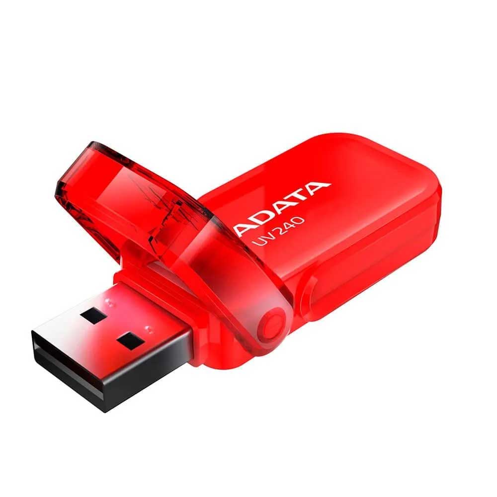 External USB-A Memory USB-A Adata UV240, 32Gb AUV240-32G-RRD AUV240-32G-RRD